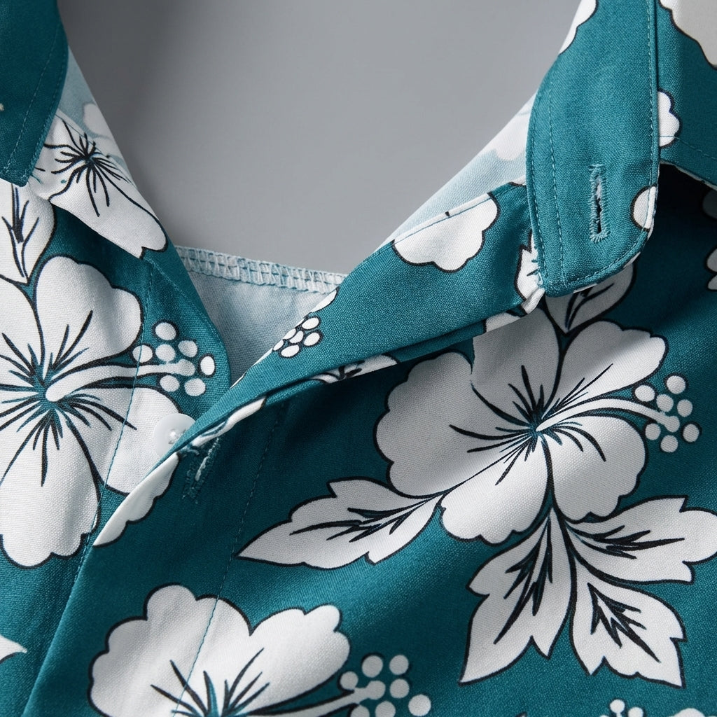 Floral Shirt for Women and Men Oversized 2D Print – Camille