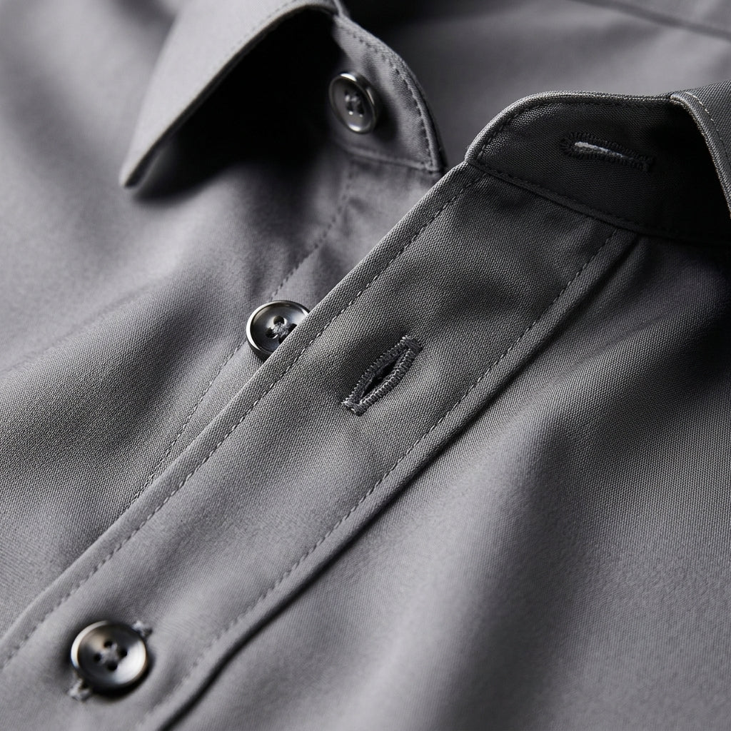 Men's Slim Fit Cotton Blend Dress Shirt Anti Wrinkle – Everett