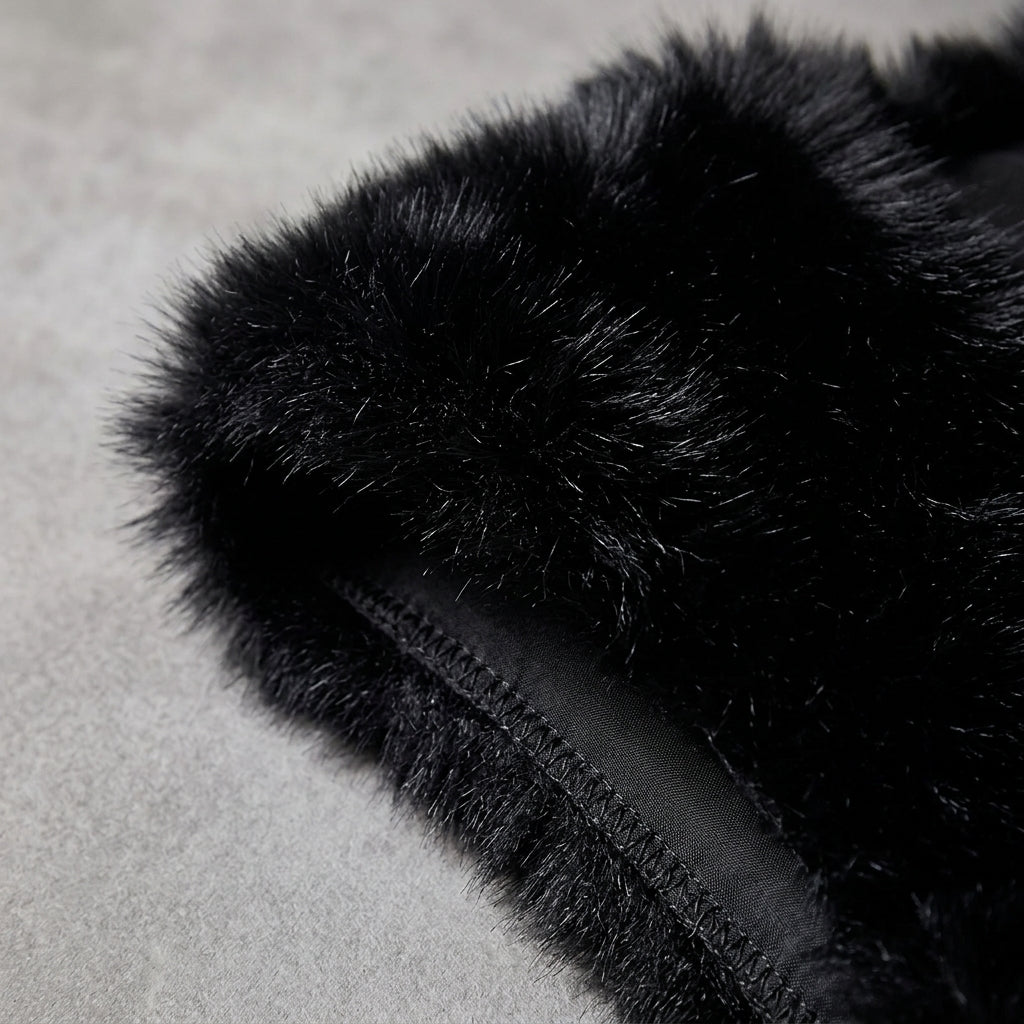 Women's Faux Fur Open Front Vest for Layering – Marlowe