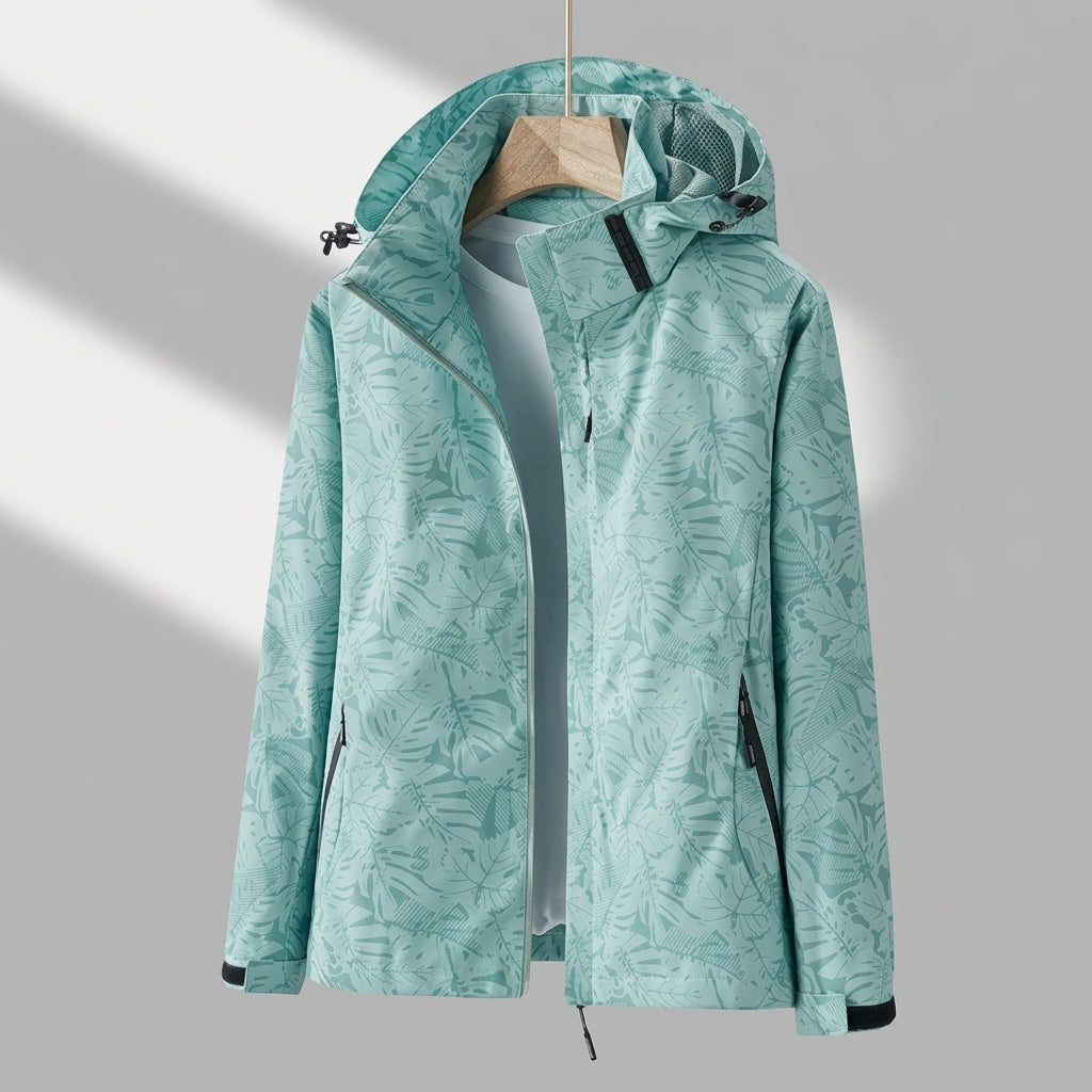 Lightweight Wind-Resistant Jacket With Detachable Hood – Elara