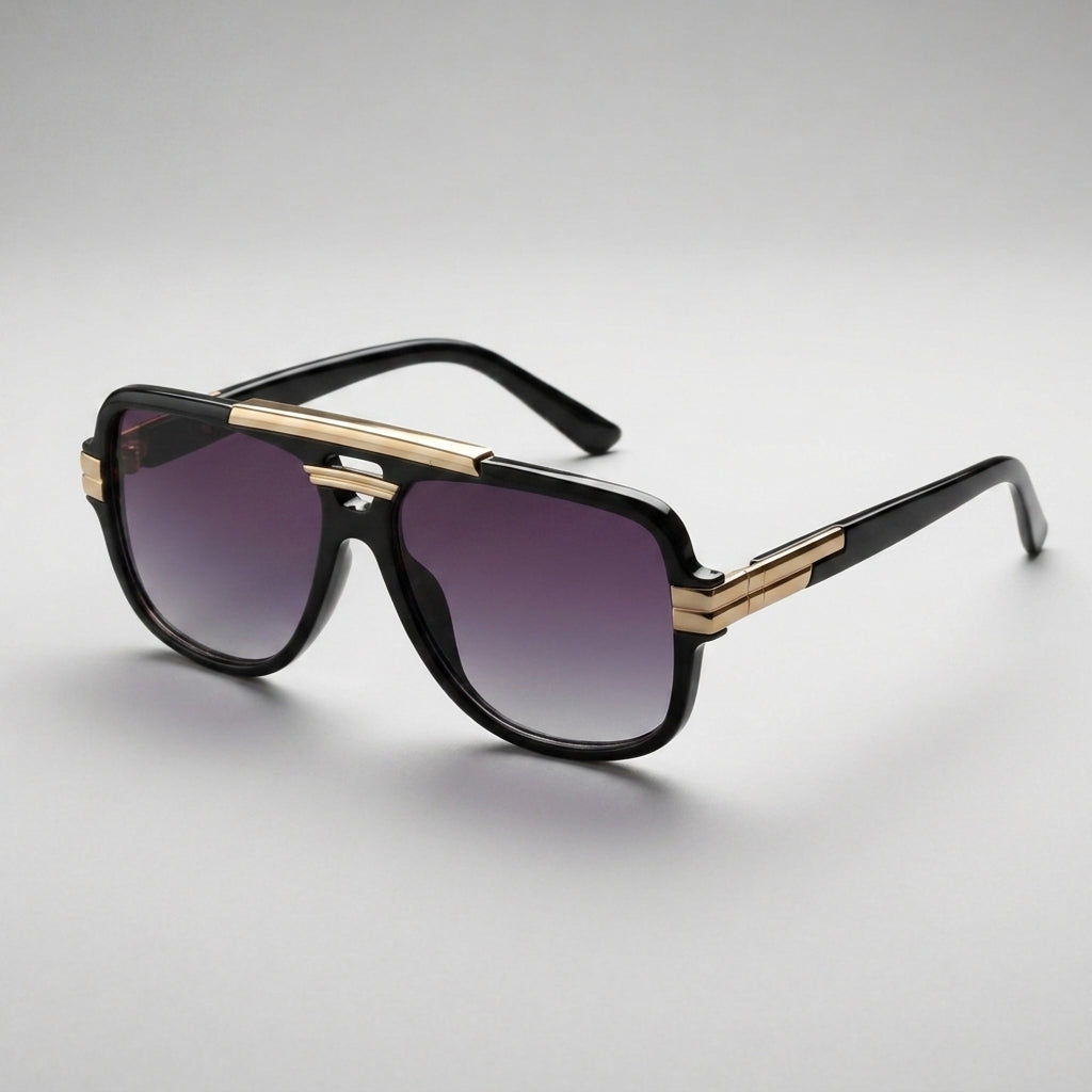 Aviator Sunglasses Acetate Frame Tinted Lenses – Solenne