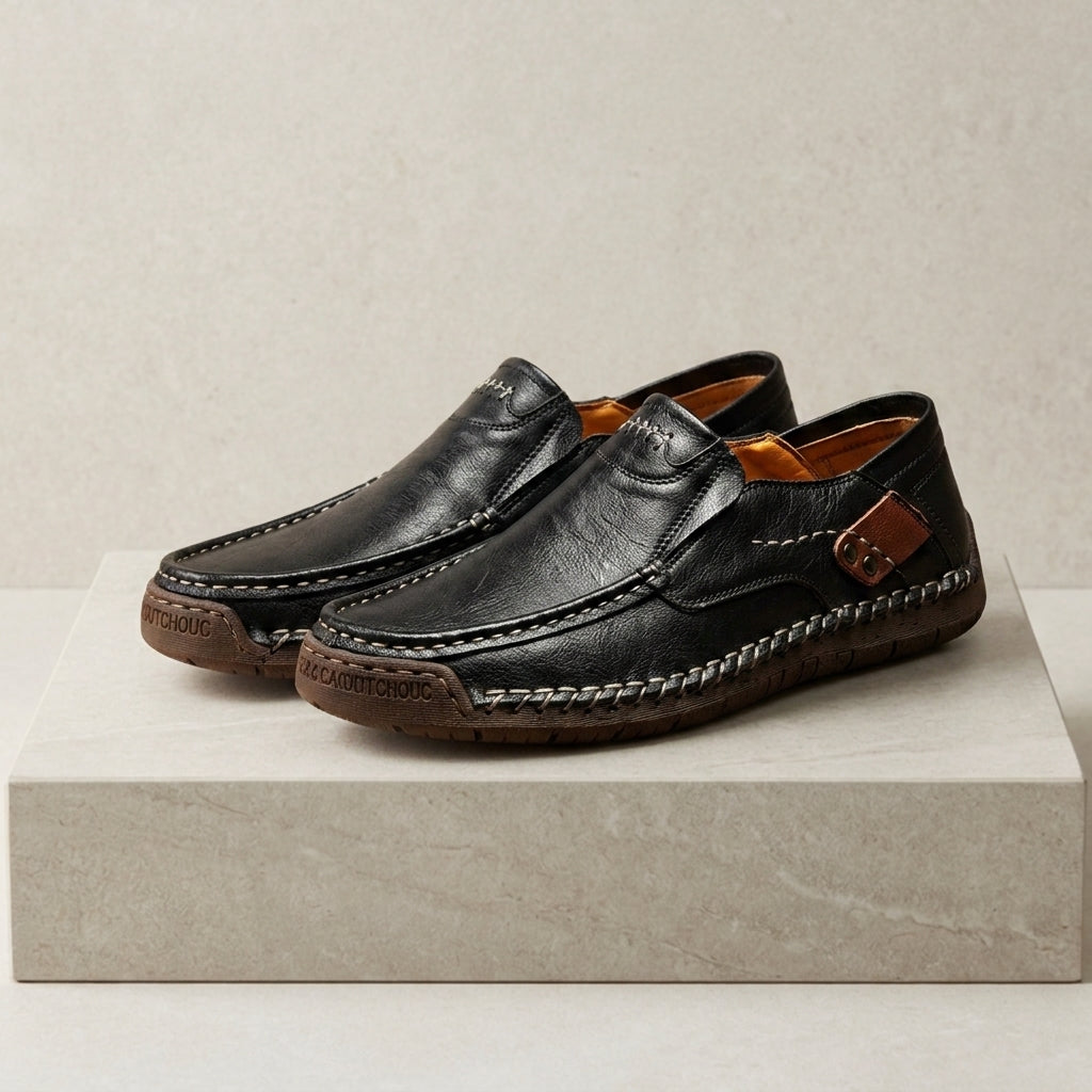Faux Leather Slip-On Loafers for Women – Celeste