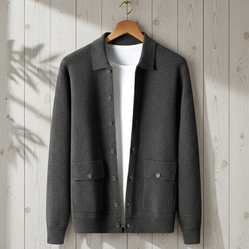 Women's Cashmere Blend Longline Button Jacket – Alessia