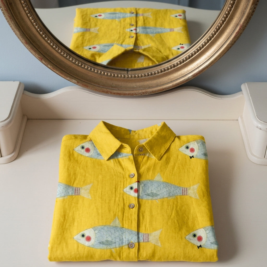Relaxed Fit Patterned Shirt for Women – Marlowe