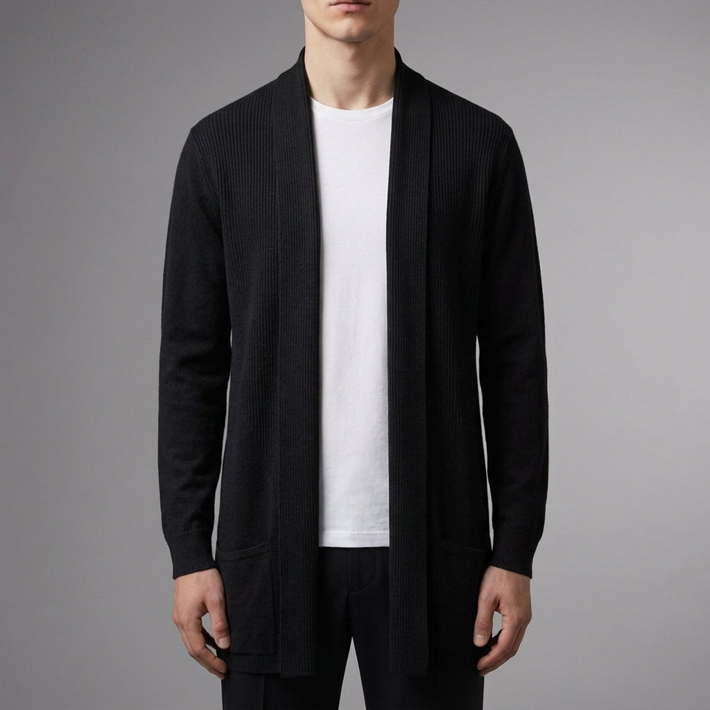 Women's Lightweight Drape Cardigan Elegant Longline Silhouette – Marlowe