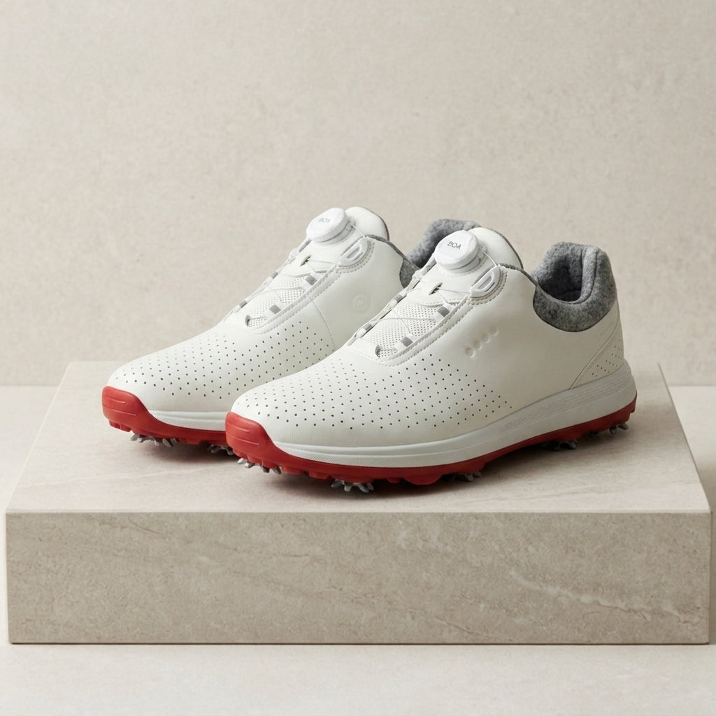 Spiked Golf Shoes Water-Resistant Synthetic Leather Enhanced Grip – Siena