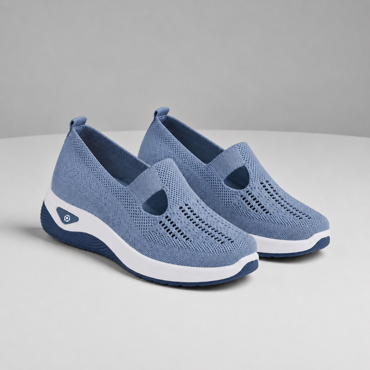 Orthopedic Knit Slip-On Shoes Breathable Stretch Knit Arch Support – Maren