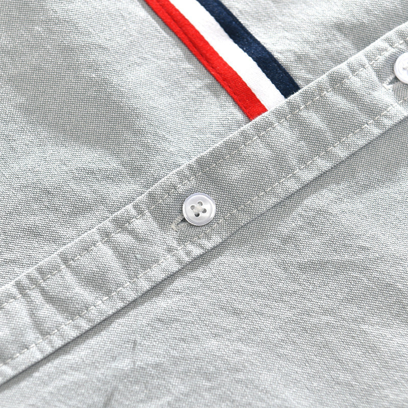NOVA Linen Shirt with Refined Stripe Detailing – Breathable Modern Design