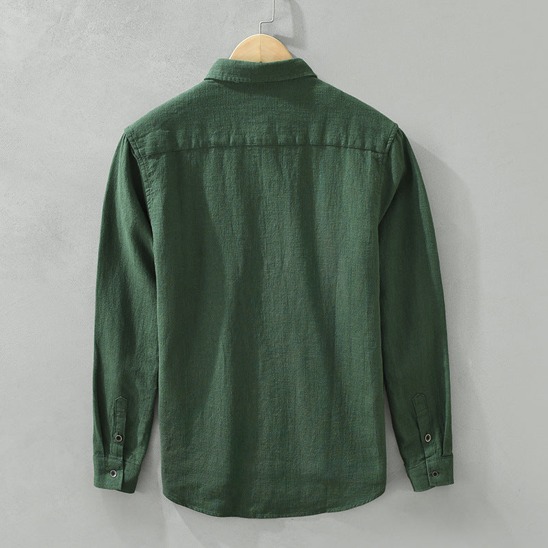 LOLO Lightweight Breathable Linen Shirt with Gossamer Fabric
