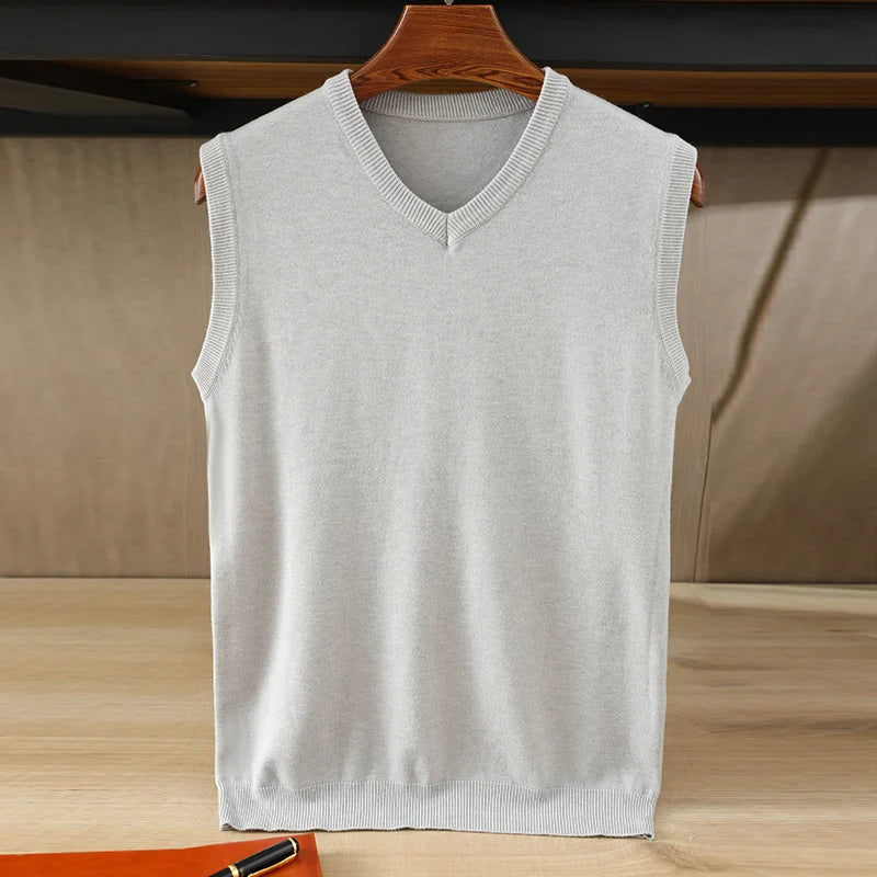 Harrison Knit Vest – Soft, Warm Winter Layering Piece