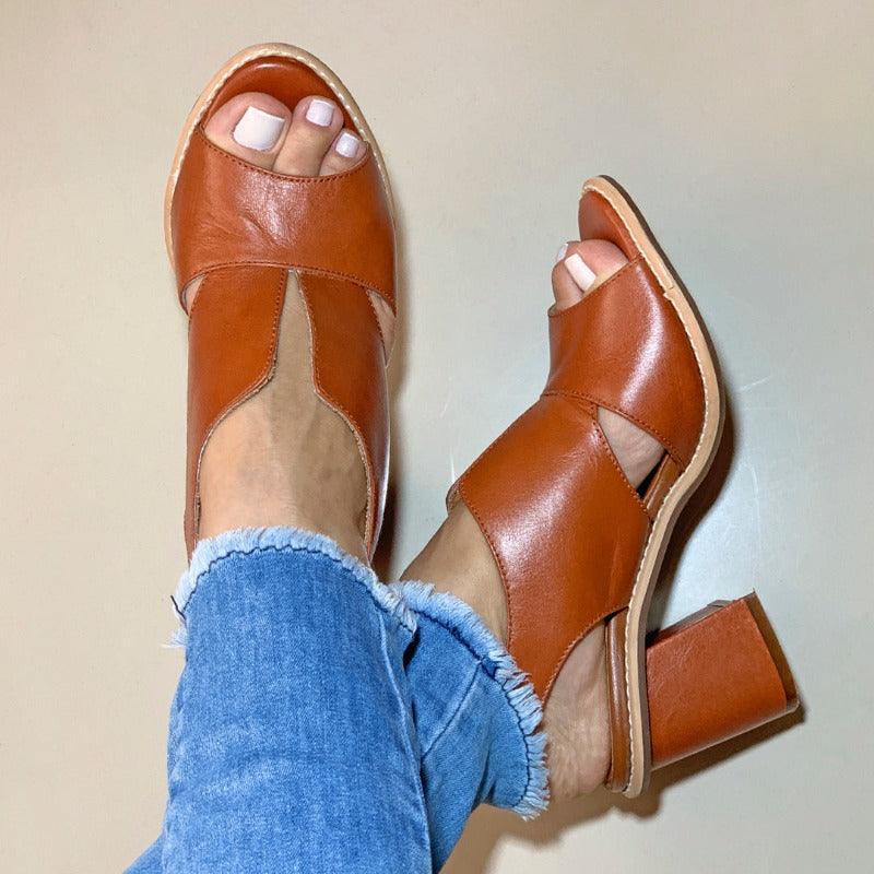 Nicole Mid-Heel Sandals – Stylish, Elegant, and Comfortable Footwear