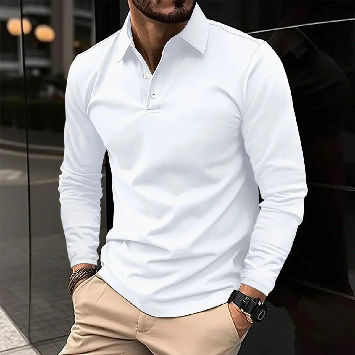 Cotton Polo Shirt for Men Lightweight Tailored Fit – Arden