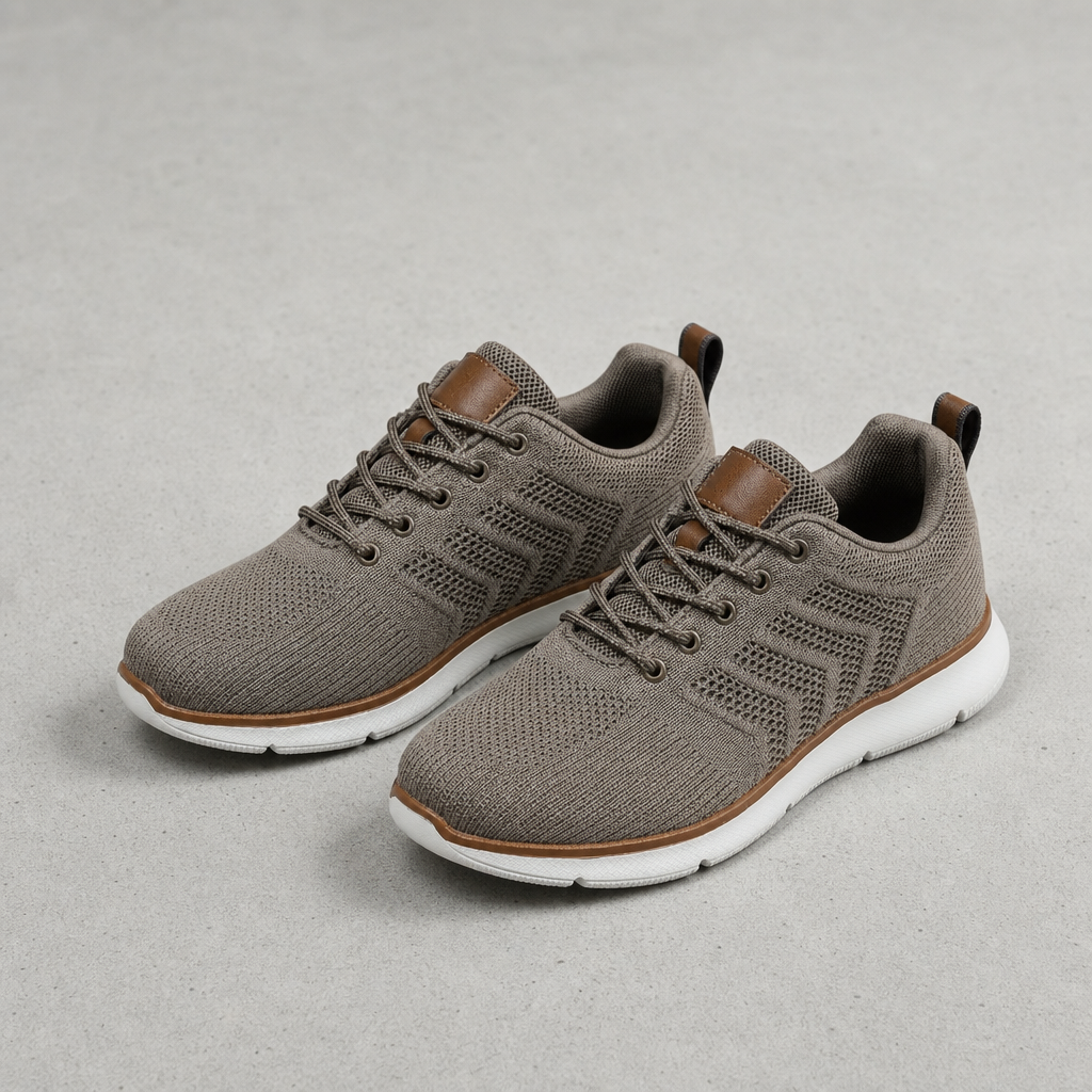 Knit Mesh Sneakers Lightweight Foam Sole – Elara