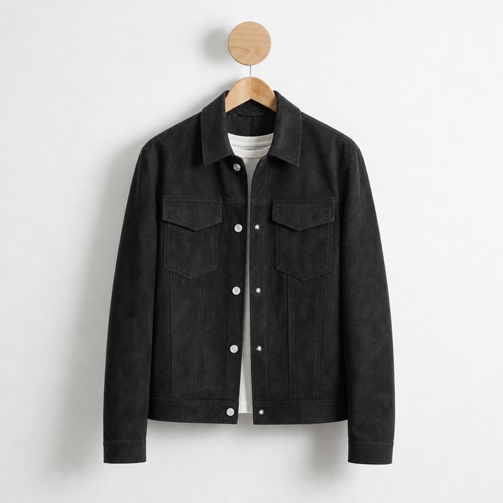 Women's Vegan Suede Button Up Jacket Refined Style – Sienna