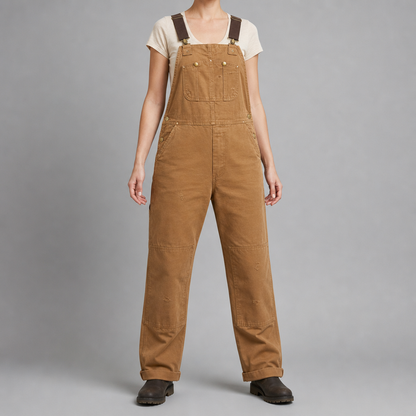 Canvas Bib Overalls Cotton Tapered Workwear Fit – Marlowe