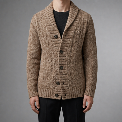Knit Cardigan for Women Wool Cotton Lapel Relaxed Fit – Marlowe