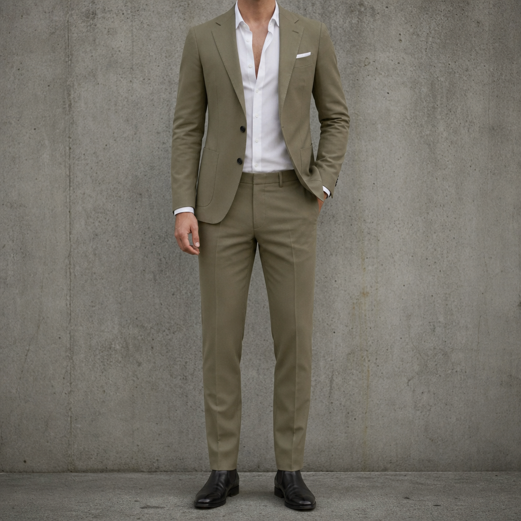 Tailored Suit Slim Fit Wool Blend Two Piece – Arden