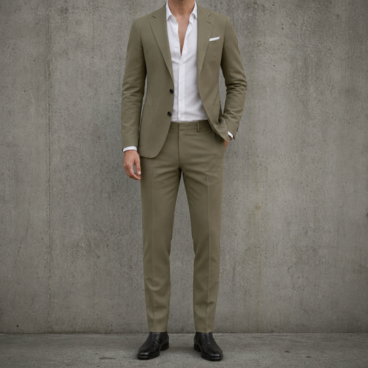 Tailored Suit Slim Fit Wool Blend Two Piece – Arden