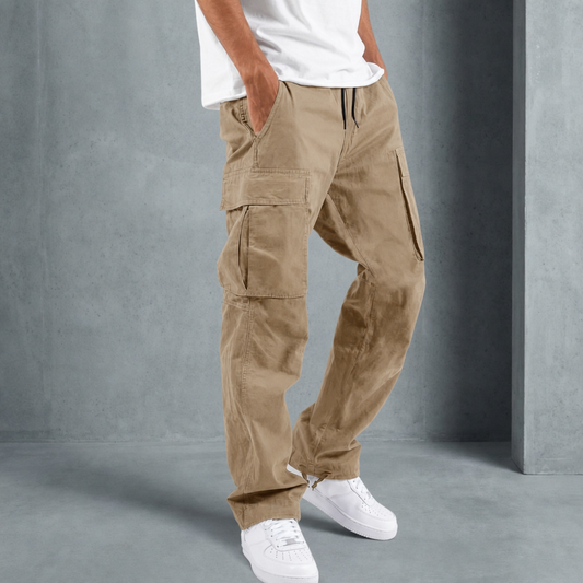 Relaxed Cargo Pants Cotton Blend Utility Fit – Marlowe