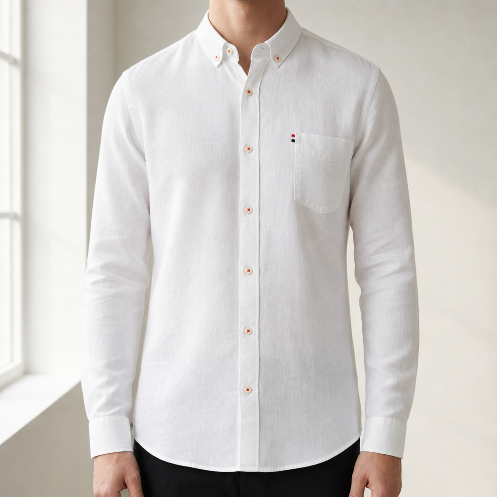 Soller Linen Button-Down Shirt