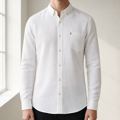 Soller Linen Button-Down Shirt