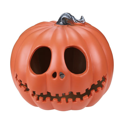 Halloween Pumpkin Lantern Set - Durable Plastic Blow Molded Decorative Lights for Spooky Season Decor