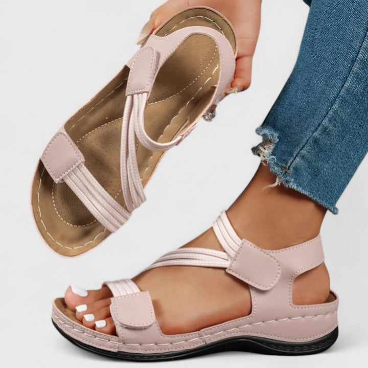 Arch-Support Strappy Sandals for Women – Orthopedic Comfort