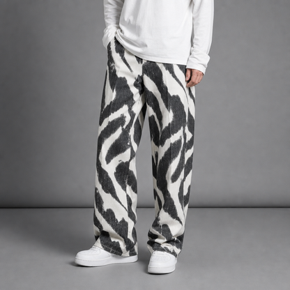 Painter Pants Cloud Print Premium Denim – Elara