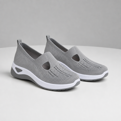 Orthopedic Knit Slip-On Shoes Breathable Stretch Knit Arch Support – Maren