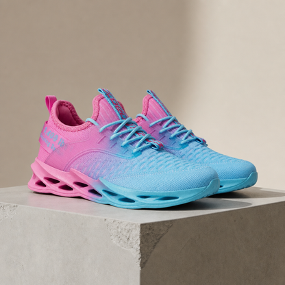 Knit Sneakers with Arch Support and Gradient Upper – Verona