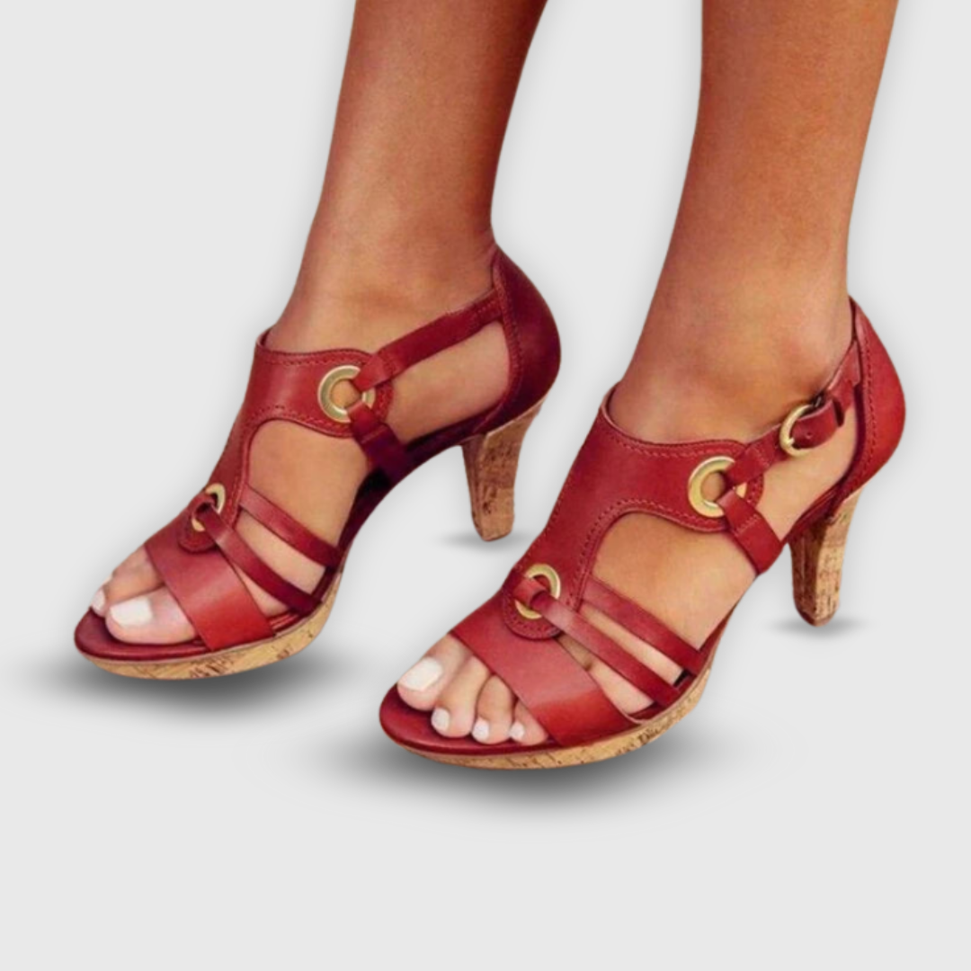 Deborah Elegant Strappy Heels for Sophisticated Style and Comfort