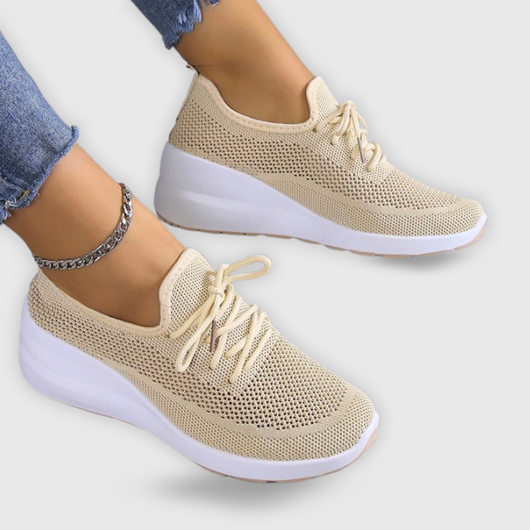 Wendy Comfortable Casual Lace-Up Sneakers with Breathable Design for Everyday Wear