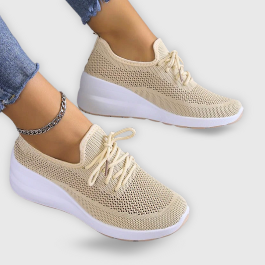 Wendy Comfortable Casual Lace-Up Sneakers with Breathable Design for Everyday Wear