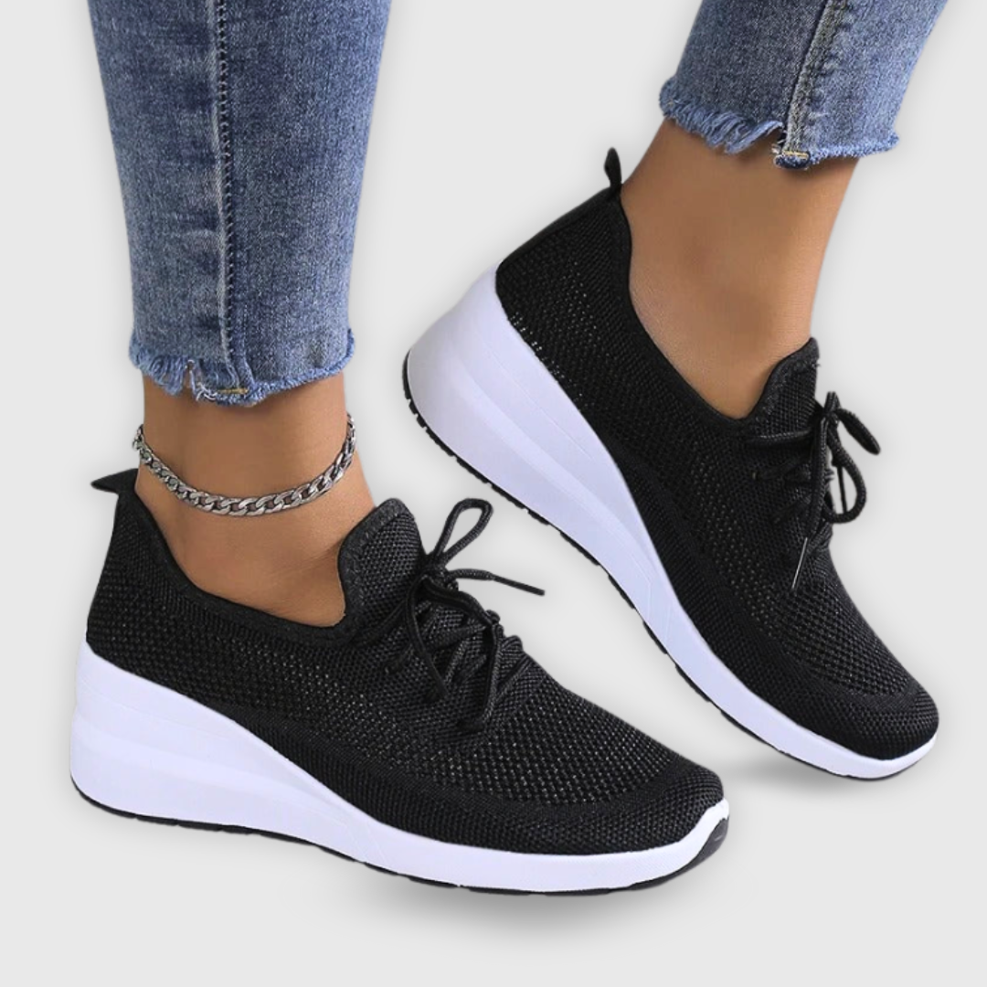 Wendy Comfortable Casual Lace-Up Sneakers with Breathable Design for Everyday Wear