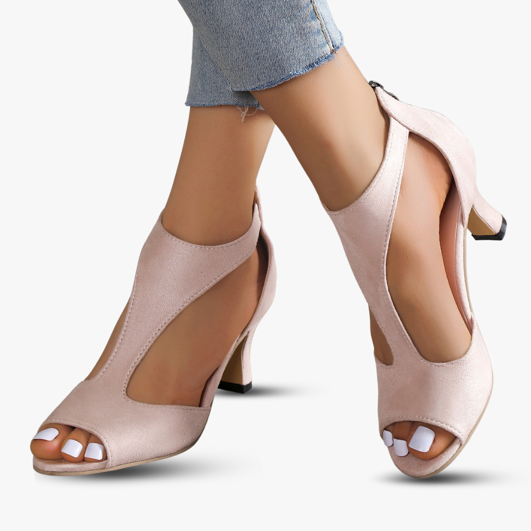 Verity Mid-Heel Sandals – Stylish, Comfortable, and Elegant Footwear