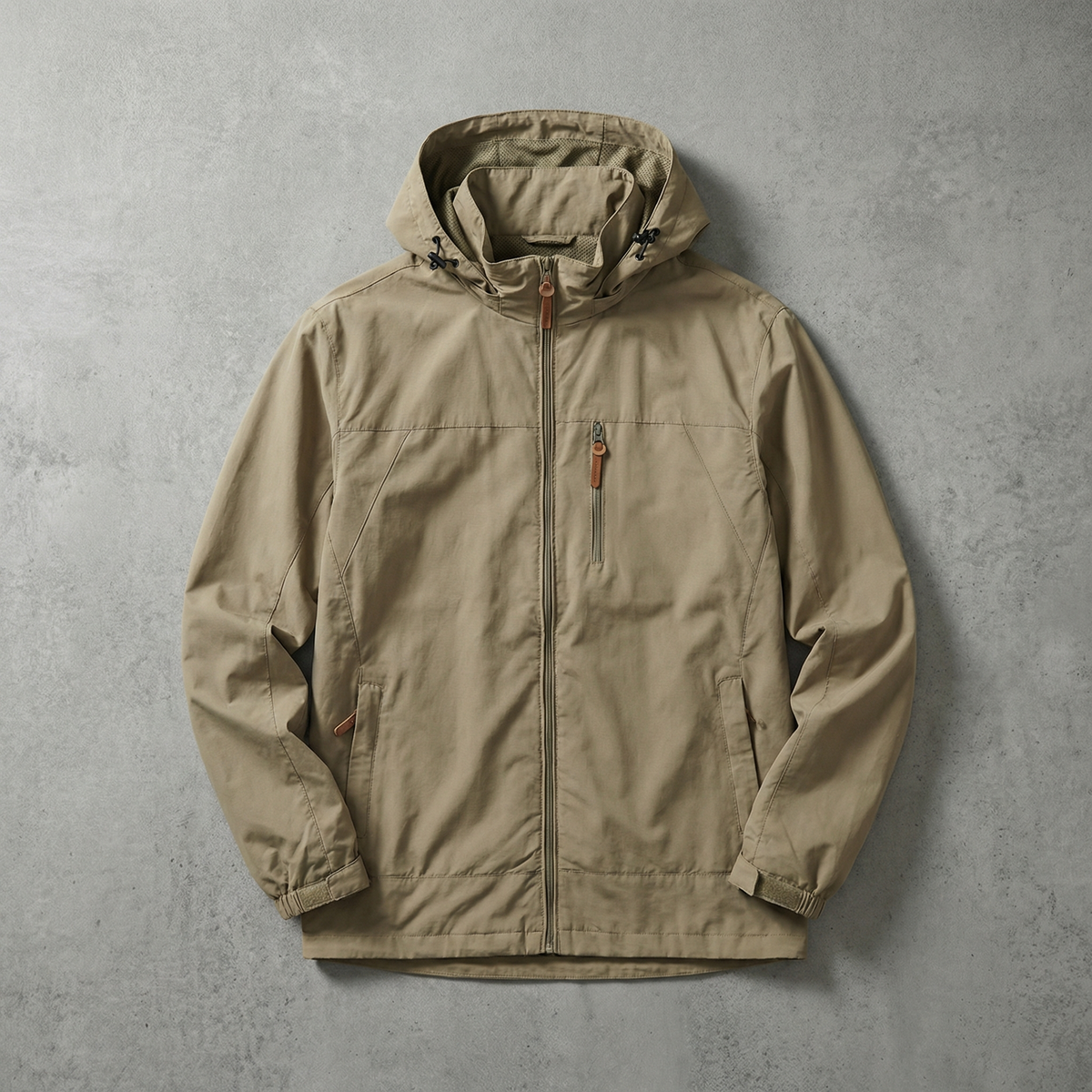 Waterproof Hooded Jacket Lightweight Technical Fabric – Valen