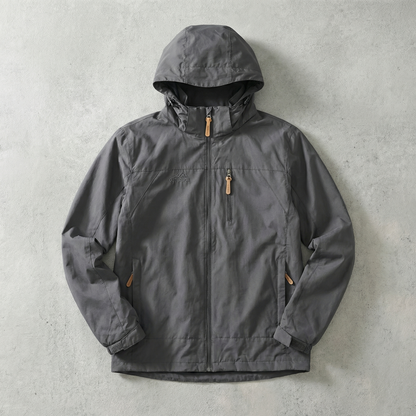 Waterproof Hooded Jacket Lightweight Technical Fabric – Valen
