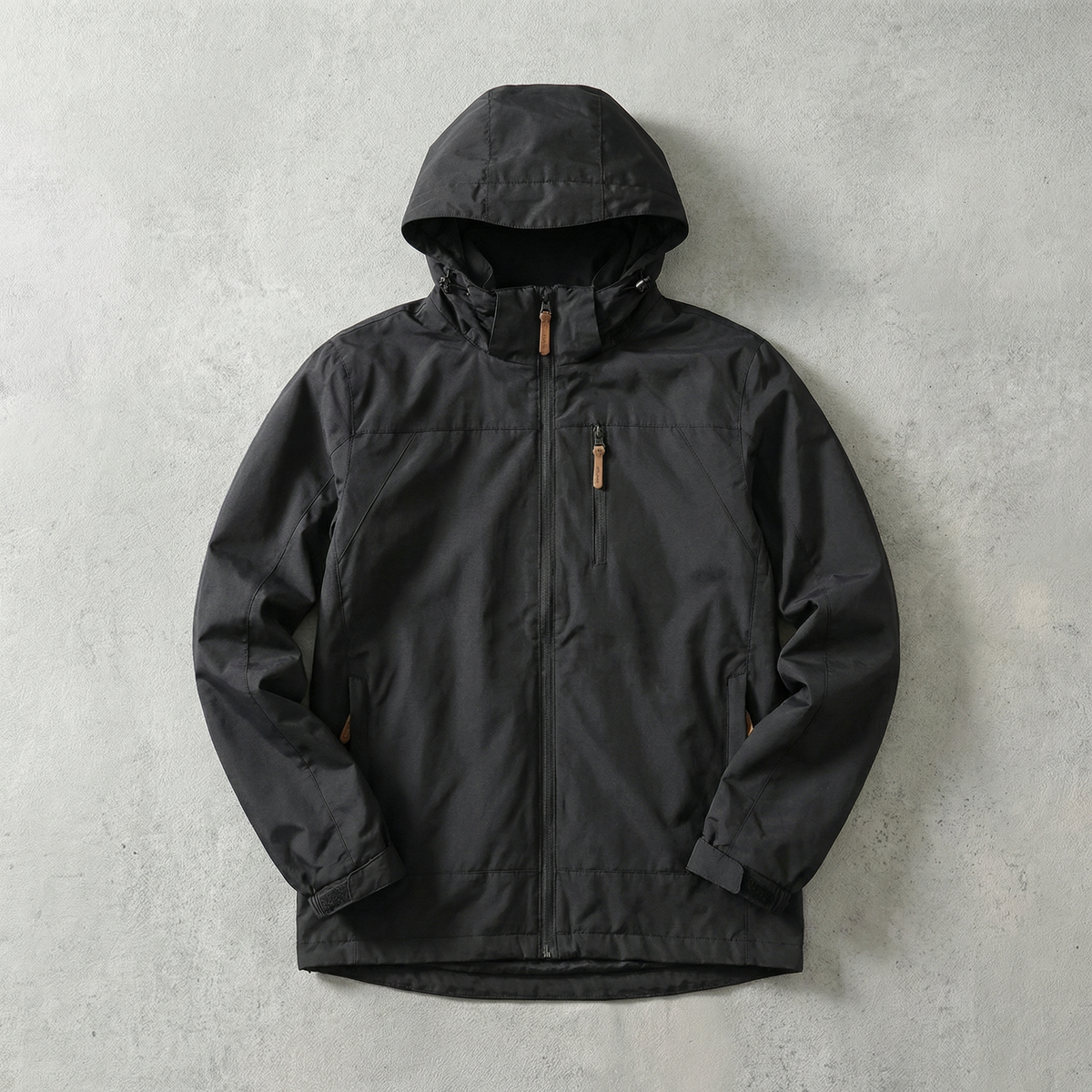 Waterproof Hooded Jacket Lightweight Technical Fabric – Valen