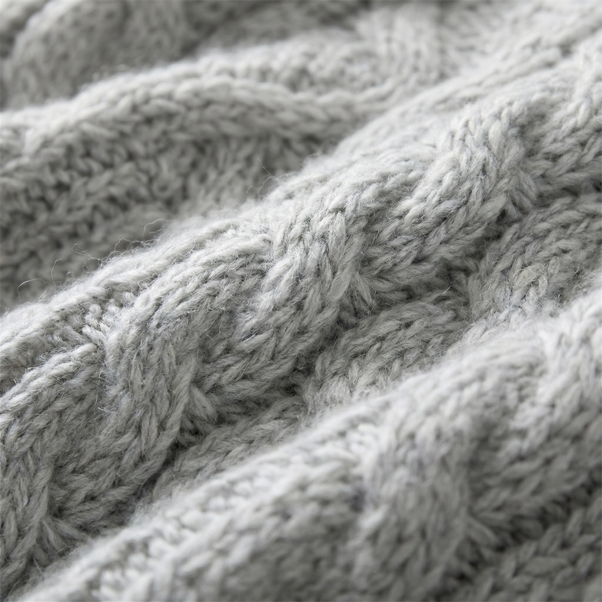 Oversized Knit Sweater Soft Touch Ribbed High Neck – Elara