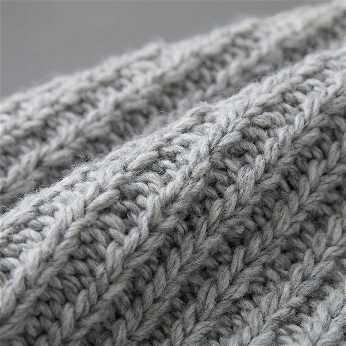 Oversized Knit Sweater Soft Touch Ribbed High Neck – Elara