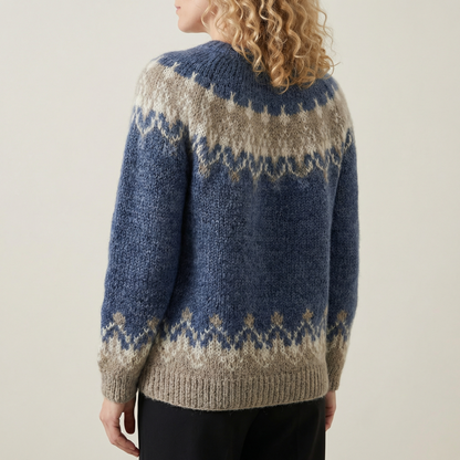 Women's Oversized Knit Sweater Soft Touch High Neck – Elara
