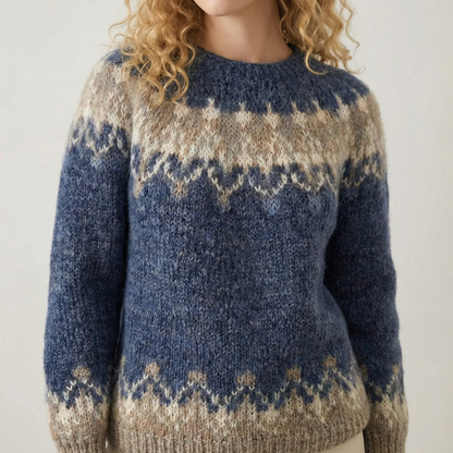 Women's Oversized Knit Sweater Soft Touch High Neck – Elara