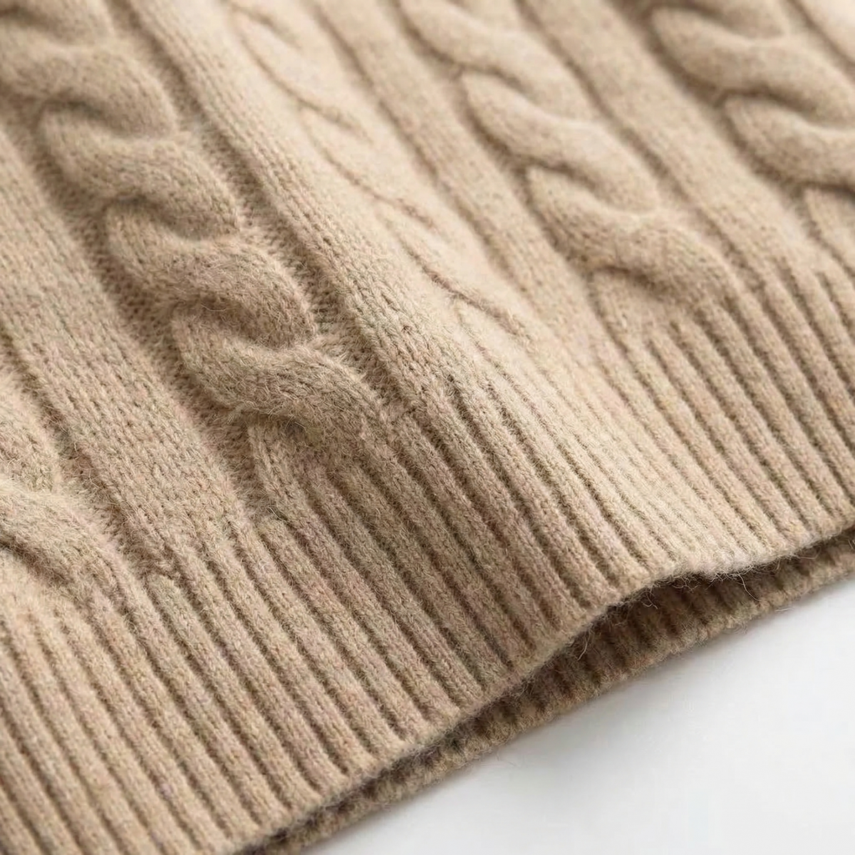 Women's Knit Cardigan O-Neck Cropped Twist Detail – Amelie