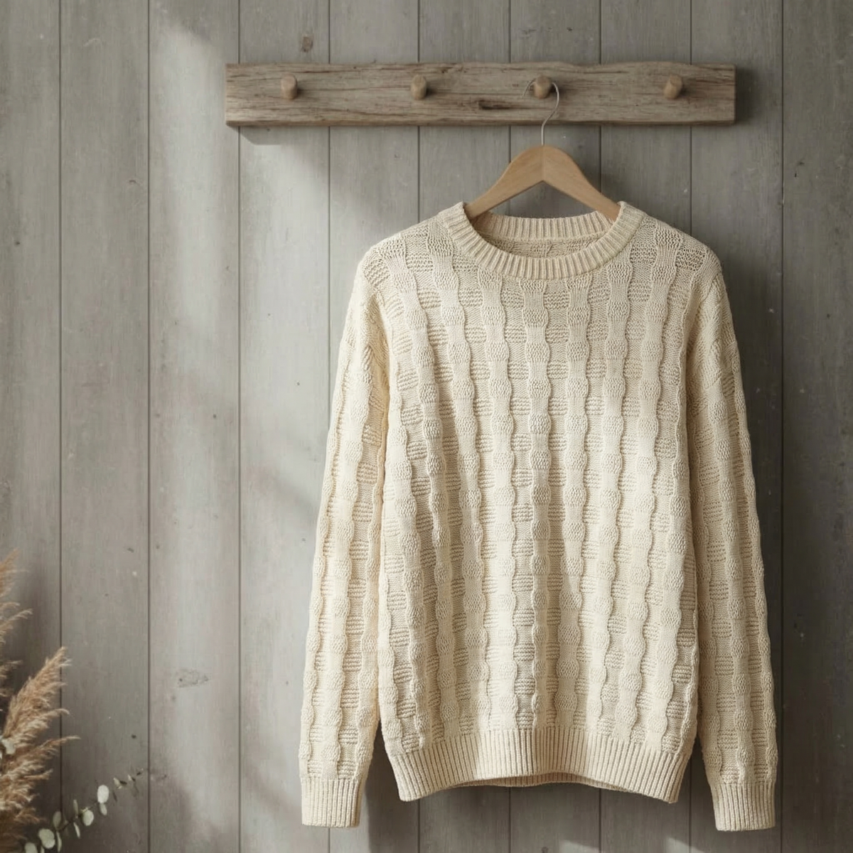 Women's Knitted Pullover Relaxed Fit Thick Texture – Maren
