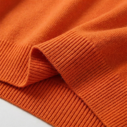 Women's Turtleneck Sweater Oversized Cotton Blend Warm Fit – Elara