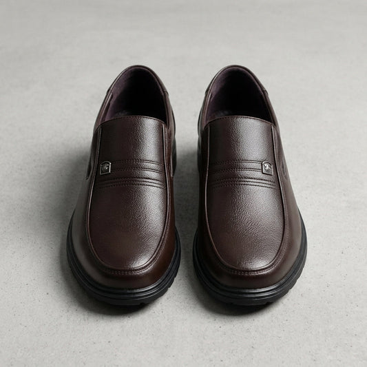 Men's Faux Leather Slip-On Loafers for Business or Casual Wear – Marlowe