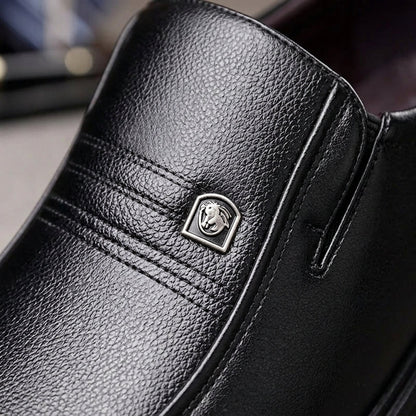 Men's Faux Leather Slip-On Loafers for Business or Casual Wear – Marlowe