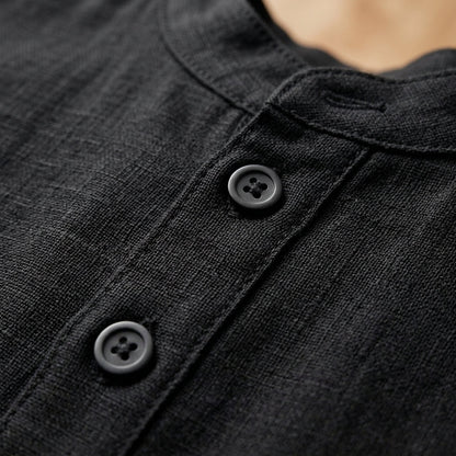 Men's Lightweight Cotton Blend Henley Shirt Long Sleeve – Marco