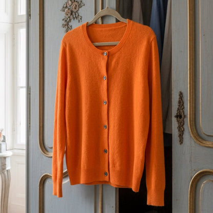Merino Wool Sweater O-Neck Long Sleeve – Elowen