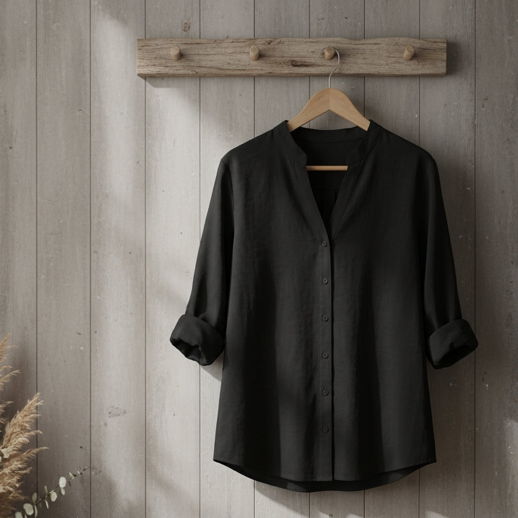 Linen Cotton Blend Shirt Lightweight Tailored Fit – Marlowe